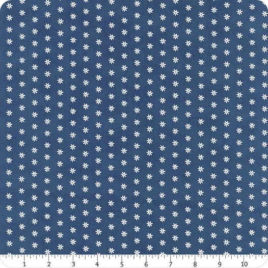 Berry Basket  April Rosenthal for Moda Fabrics 24153 14 blue with white daisies