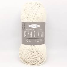 King Cole Dish Cloth Cotton - 100g Cream 5060