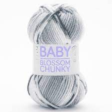 Hayfield Baby Blossom Chunky Yarn - Grey 0356