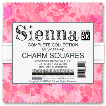 Sienna - Charm Pack 42pc/bundle - By Robert Kaufman Fabrics