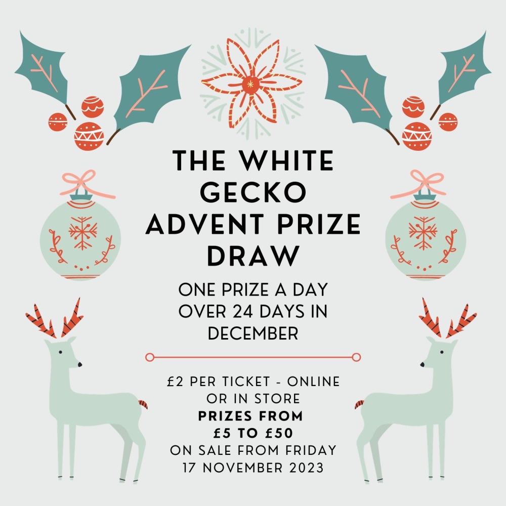 White Gecko Advent Prize Draw Ticket
