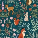 Midnight Forest by Belle and Boo for Michael Miller Fabrics - Forest Adventure 11372-SPRU-D