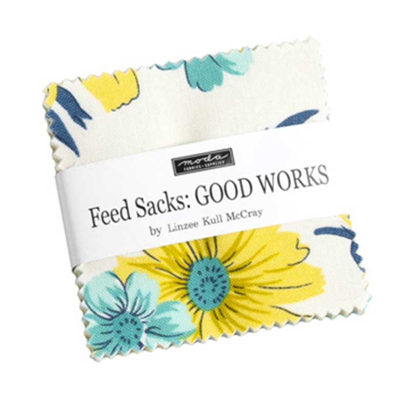 Feed Sacks Good Works for Moda by Linzee McCray Mini Charm pack MC23550