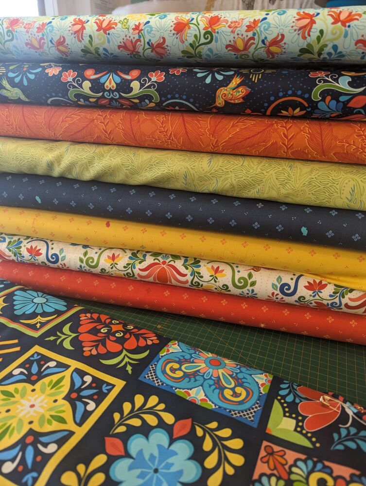 Land of Enchantment by Sariditty for Moda Fat Quarter Bundle (8 fat's) with