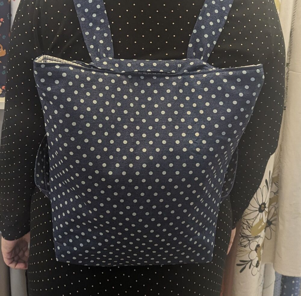 Two Way Tote Backpack Pattern - paper copy