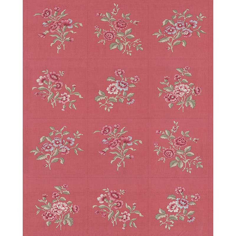 Moda Antoinette by French General Faded Red Fabric Panel 13958-15