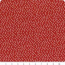 Vintage by Sweetwater for Moda - Red with white crosses 55657 12