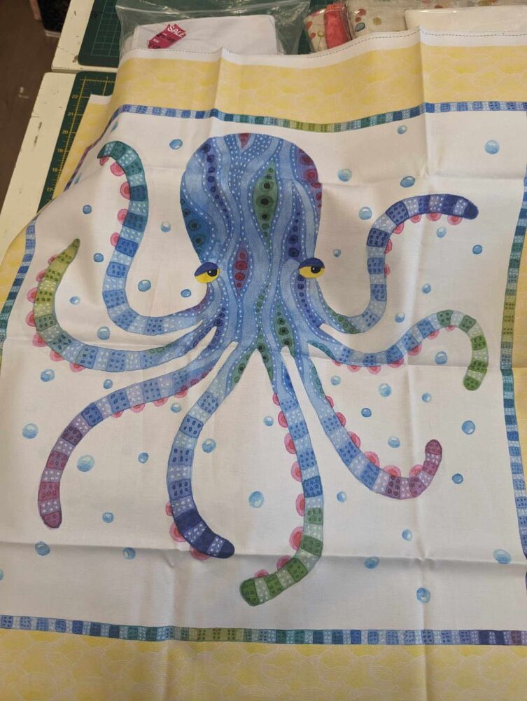GGG Octopus Cushion Panel makes 2 x 20" cushions - now £7