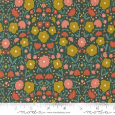 Imaginary Flowers by Gingiber for Moda - Spruce 48382 16