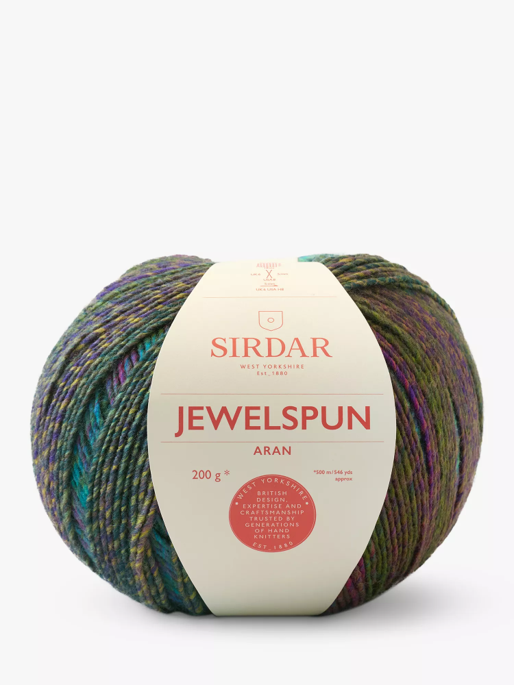 Sirdar Jewelspun Aran Yarn -Evening Jade 0852- 200g