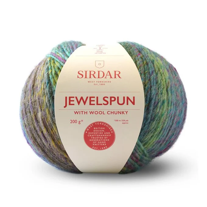 Sirdar Jewelspun Chunky with Wool Emerald shade 201