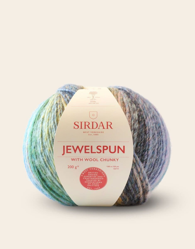 Sirdar Jewelspun Chunky with Wool Sea Glass shade 0200