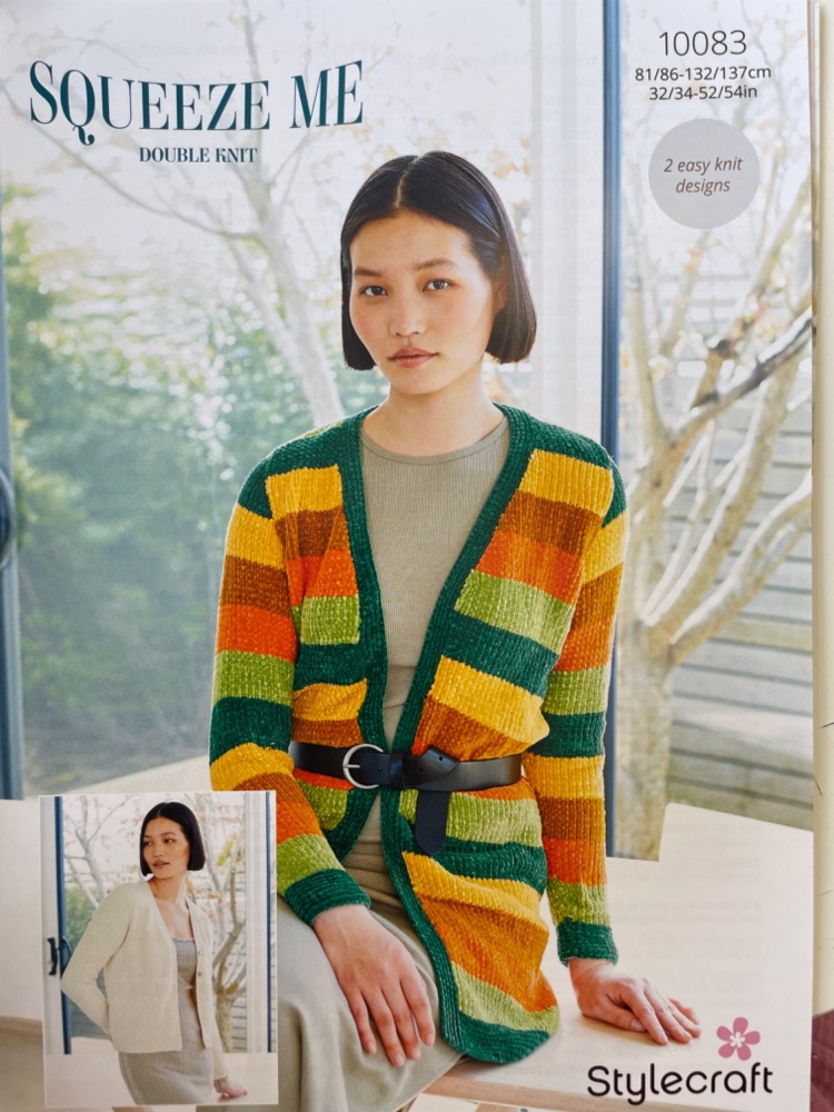 Knitting Pattern - Squeeze Me Double Knit - 2 cardigans 10083