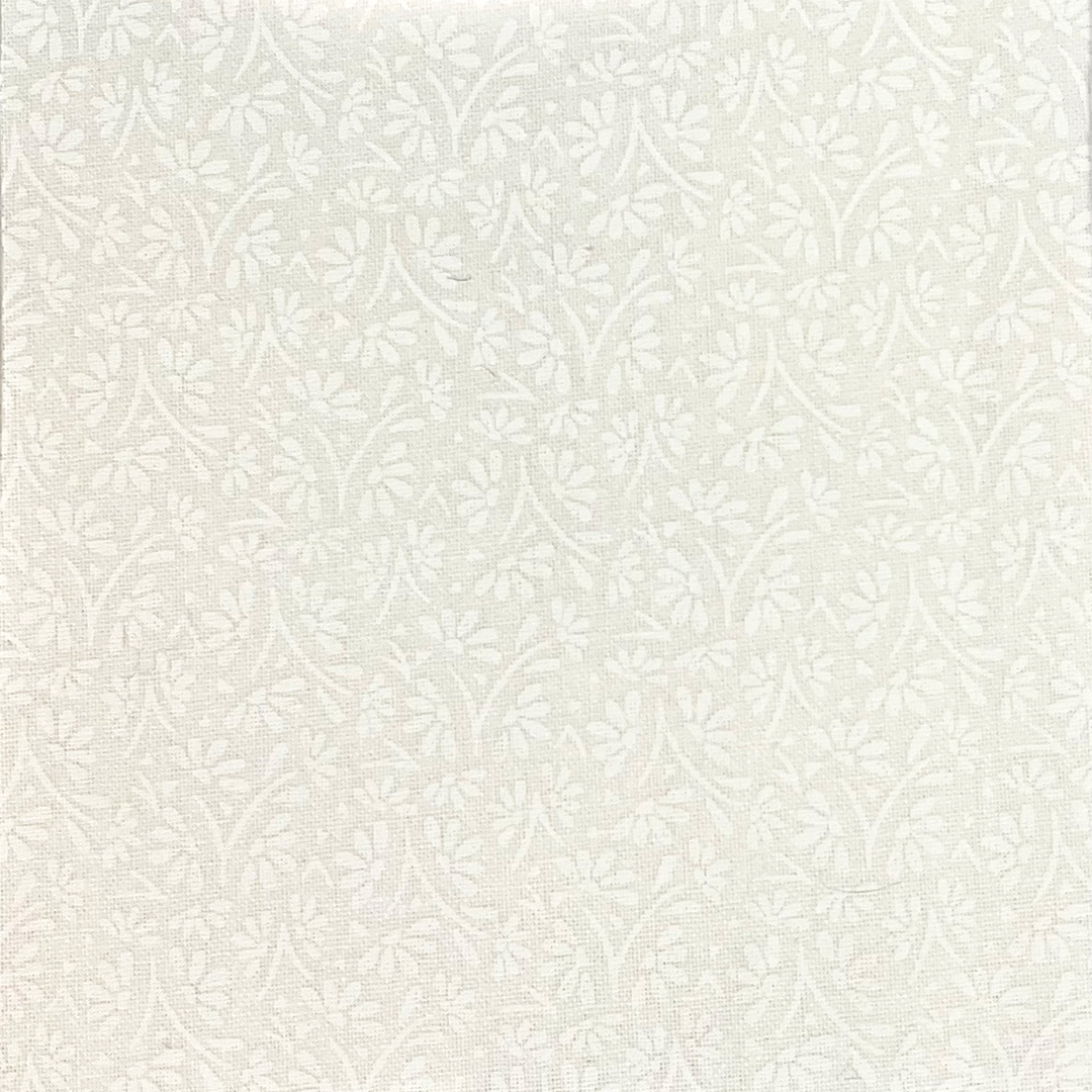 Craft Cotton Company Essentials  tone on tone – Flower Stem 3333 White