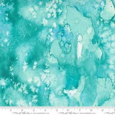 Coming Up Roses by Create Joy Project for Moda - Flow Basics Aqua 8433 31