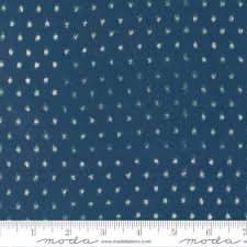 Indigo Blooming by Debbie Maddy for Moda - Navy with Sand Dots 48095 14