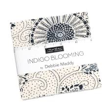 Indigo Blooming by Debbie Maddy for Moda - Charm Pack