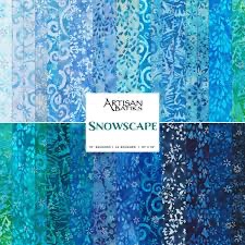 Snowscape by Robert Kaufman for Artisan Batiks