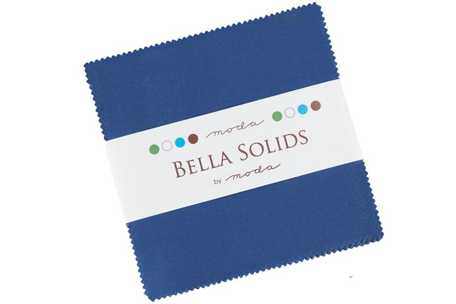 Moda Bella Solids Charm Pack - Admiral Blue 9900PP-48