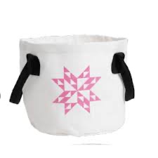 Moda - Maker Beyond Measure - Maker Bucket - White - Pink Motif