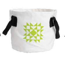 Moda - Maker Beyond Measure - Maker Bucket - White - Green Motif