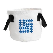 Moda - Maker Beyond Measure - Maker Bucket - White - Blue Motif