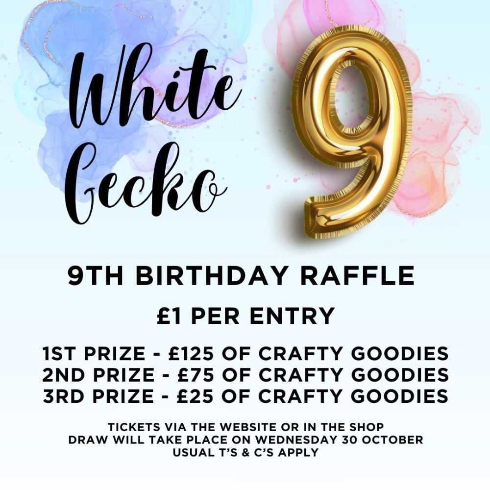 The White Gecko 9th Birthday Raffle Prize Draw