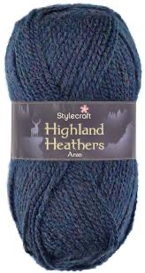 Stylecraft Highland Heathers Aran - Loch 3751