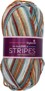 Stylecraft For the Love of Stripes - Chunky - Pina Colada 1963