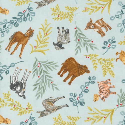 Willows Farm by Deb Strain for Moda - 56101 16 Sky - small animals