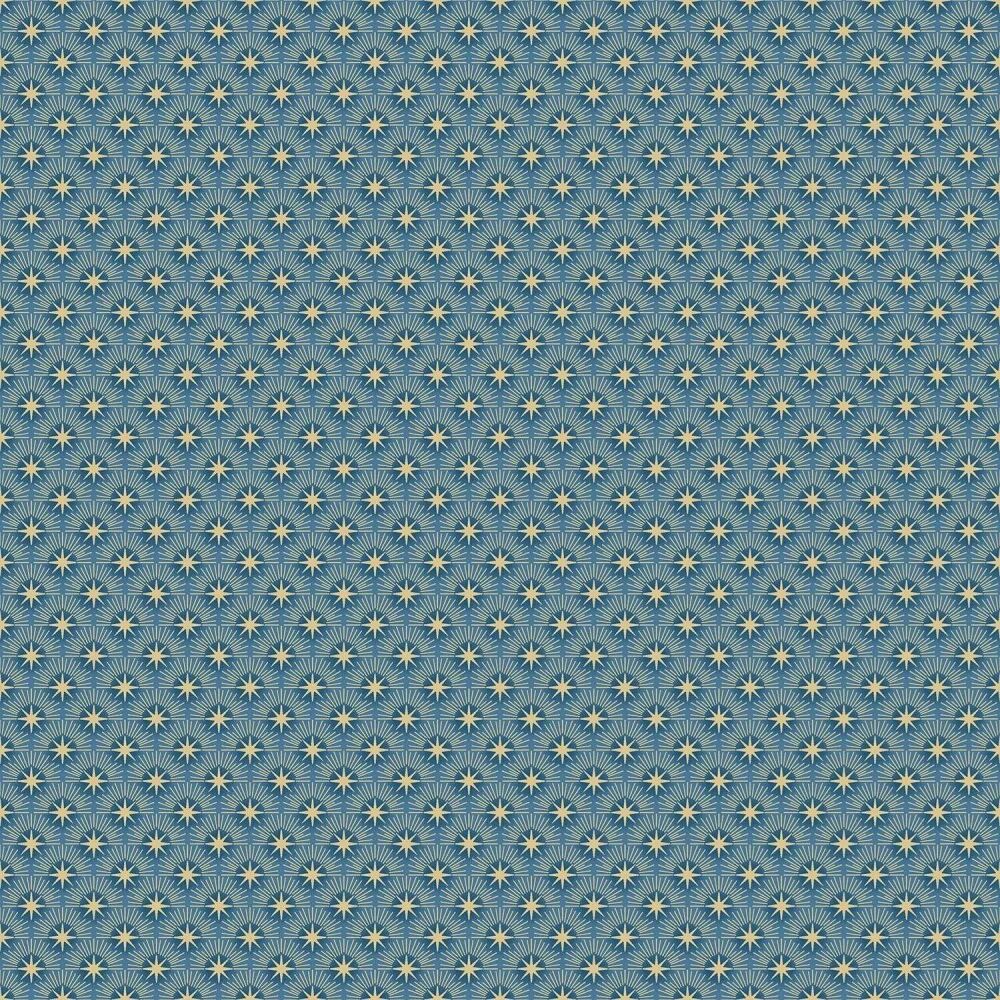 Makower Luna Glow Blue 075/B