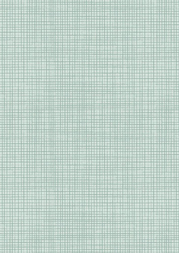 Lewis & Irene Inflorescence Aqua blue grid A857.2