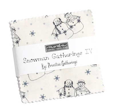 Moda Snowman Gatherings IV Mini Charm 49250MC