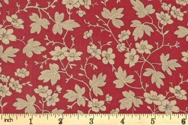 Moda Rouenneries Trois by French General 13964 14 mignon rouge