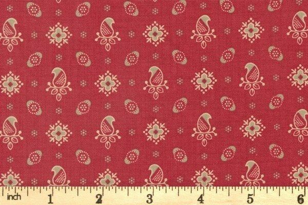 Moda Rouenneries Trois by French General 13965 15 amour rouge