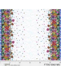 Flower to the Sun by Robin Mead for P&B Textiles - Double Edged Border