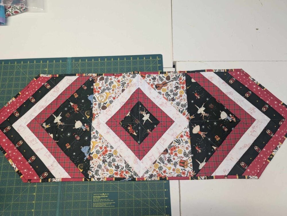 Nutcracker Table runner 15" x 44" approx