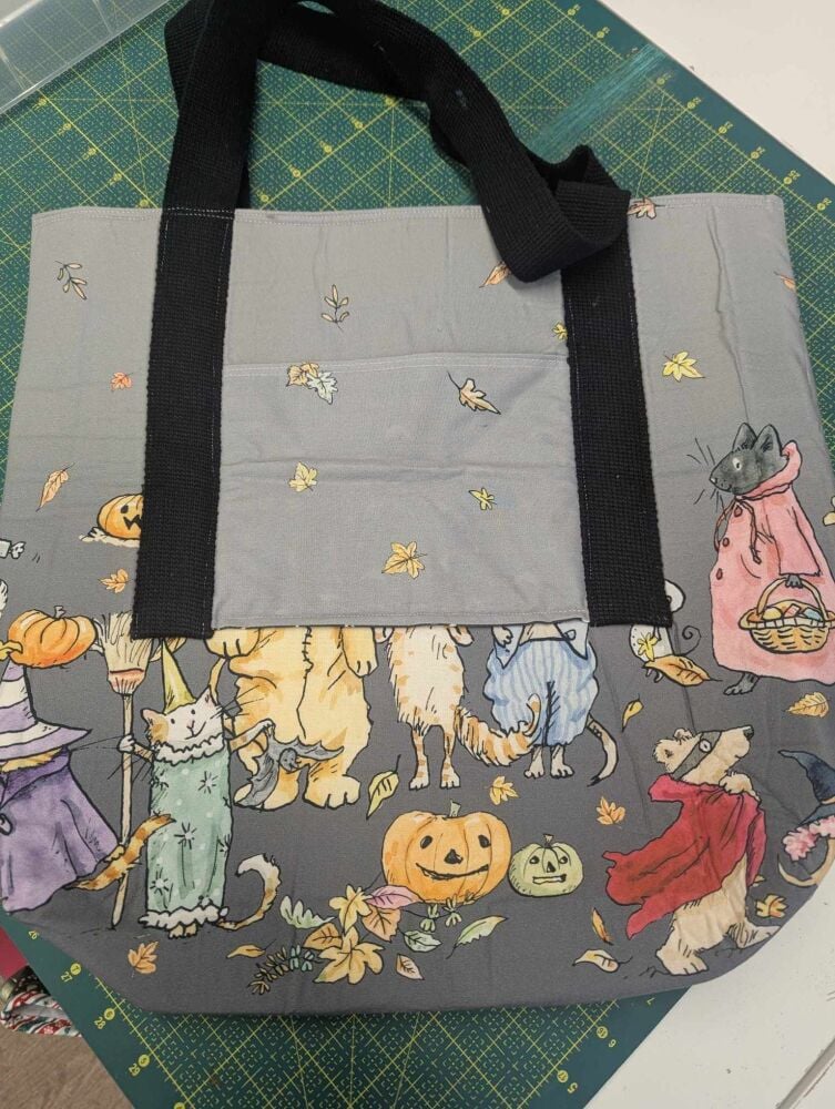 Halloween Cat totebag