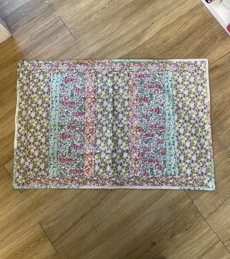 Floor Mat made in Liberty fabrics 36" x 24"