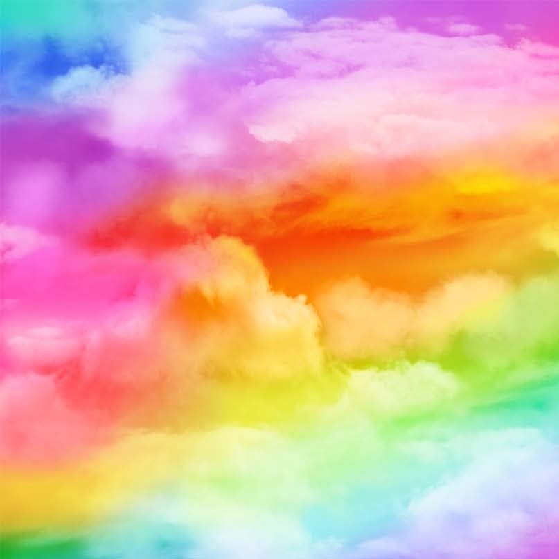 A Night at the Circus by Michael Miller - Gradient rainbow cloud DDC11974 M