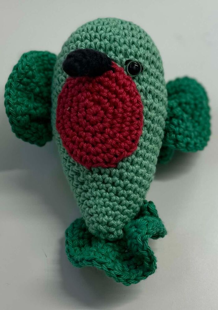 Amigurumi Humming Bird 6" x 4"