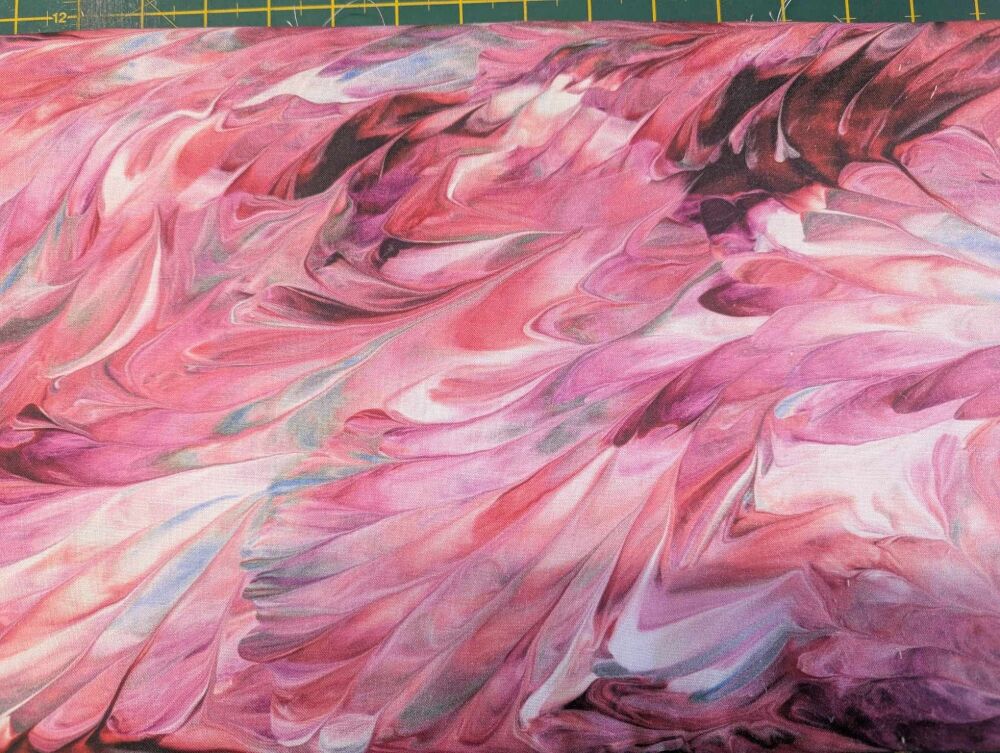 Pink  Fluidity 108" wide x 1m was  £22.95 now £15