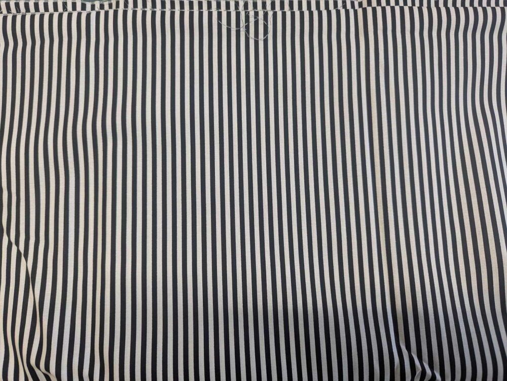 Anita Jeram Black & White Stripe 2m x WOF (44") was £29 now £16