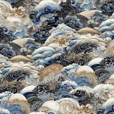 Nami 108" Waves - Blue BXXXXXXX