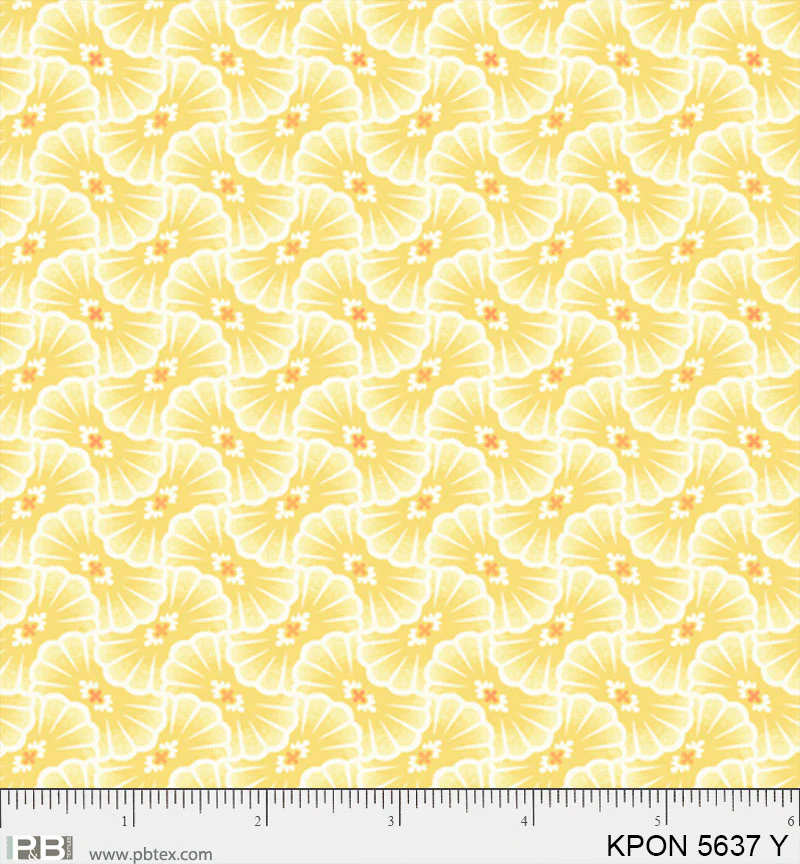 Koi Pond yellow 05637 by P&B Textiles