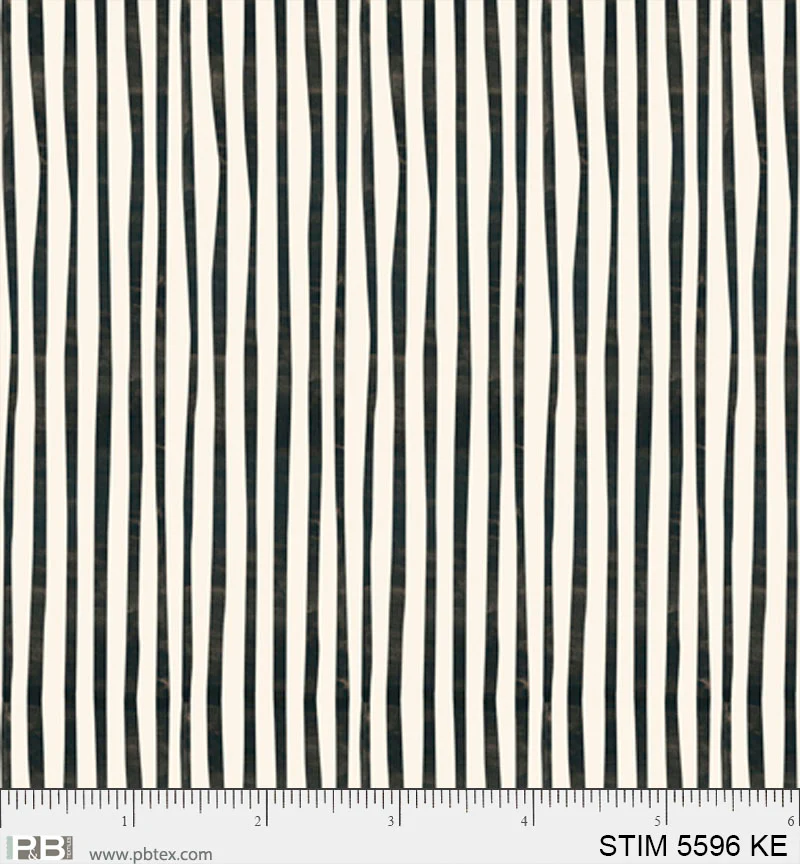 Black & White Stripes byJill McDonald 05596  P&B Textiles