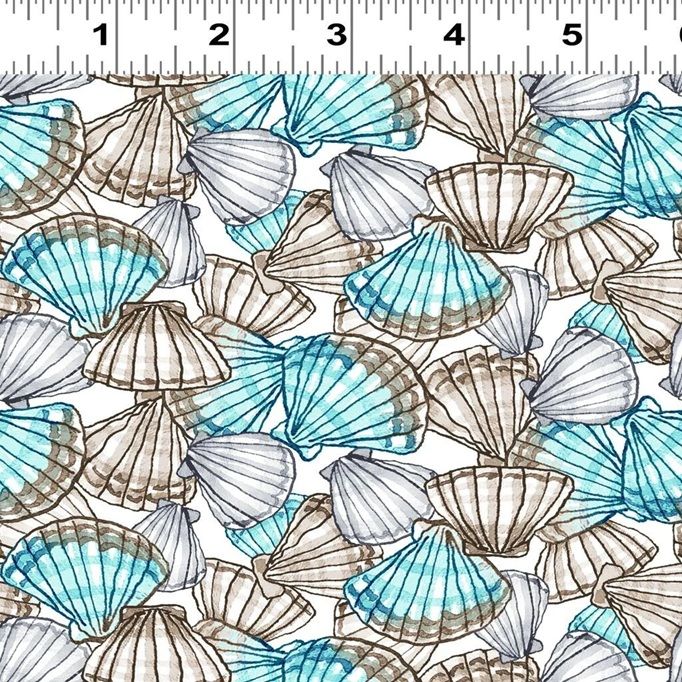 Sandy Toes by Anita Jeram PACKED SHELLS TAUPE - 4047 62