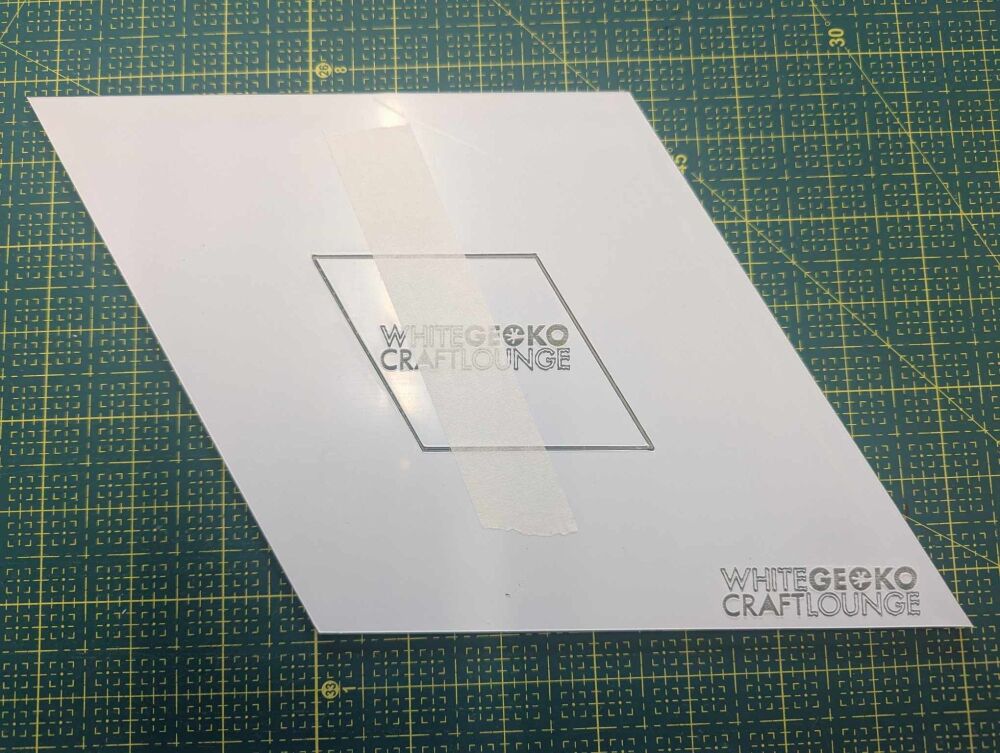9" diamond Ruler with diamond Insert for Tumbling block & diamond manx and more