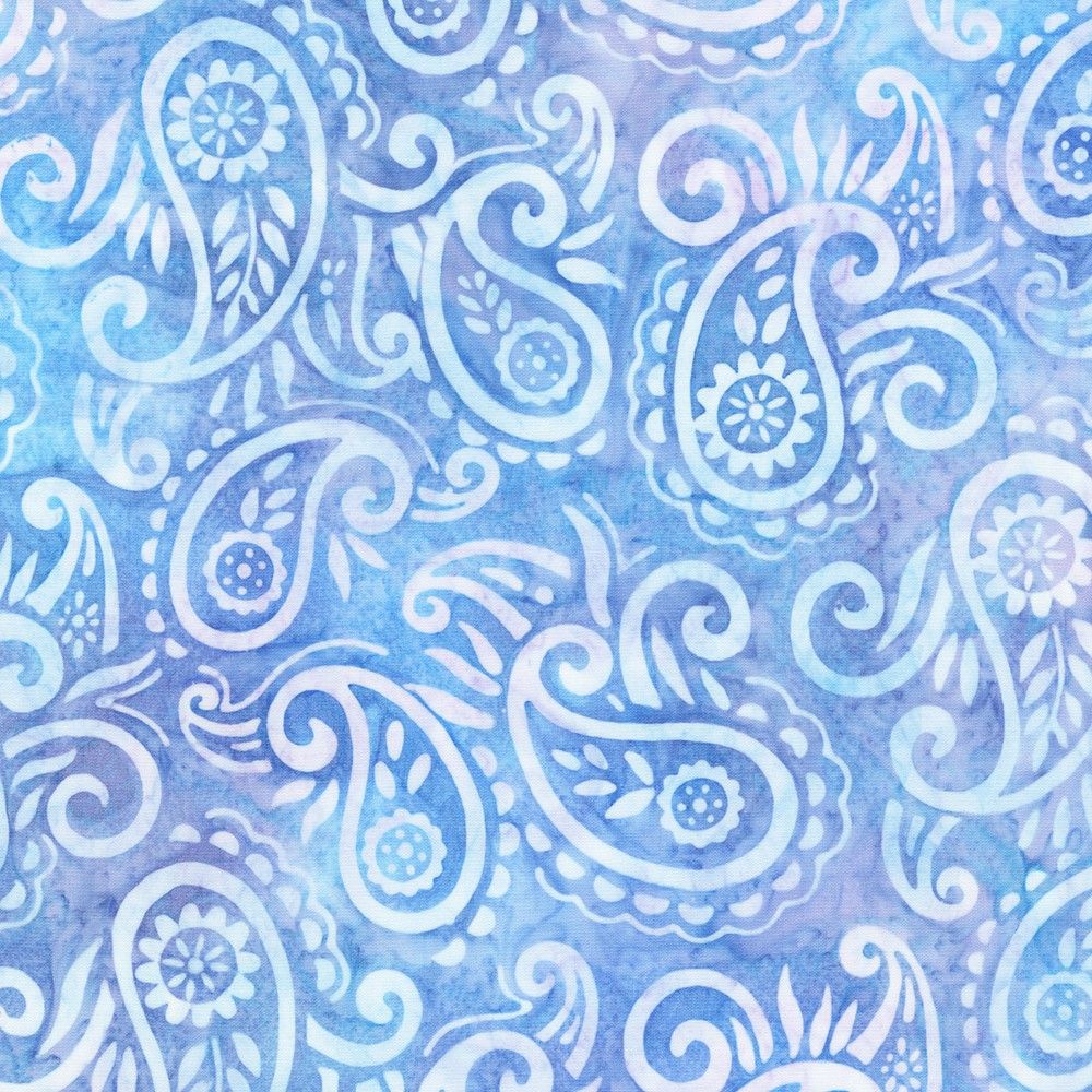 RK Artisan Batiks Paisley Bouquet 22836-61 periwinkle