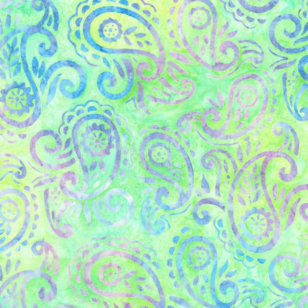 RK Artisan Batiks Paisley Bouquet 22836-55 sweetpea